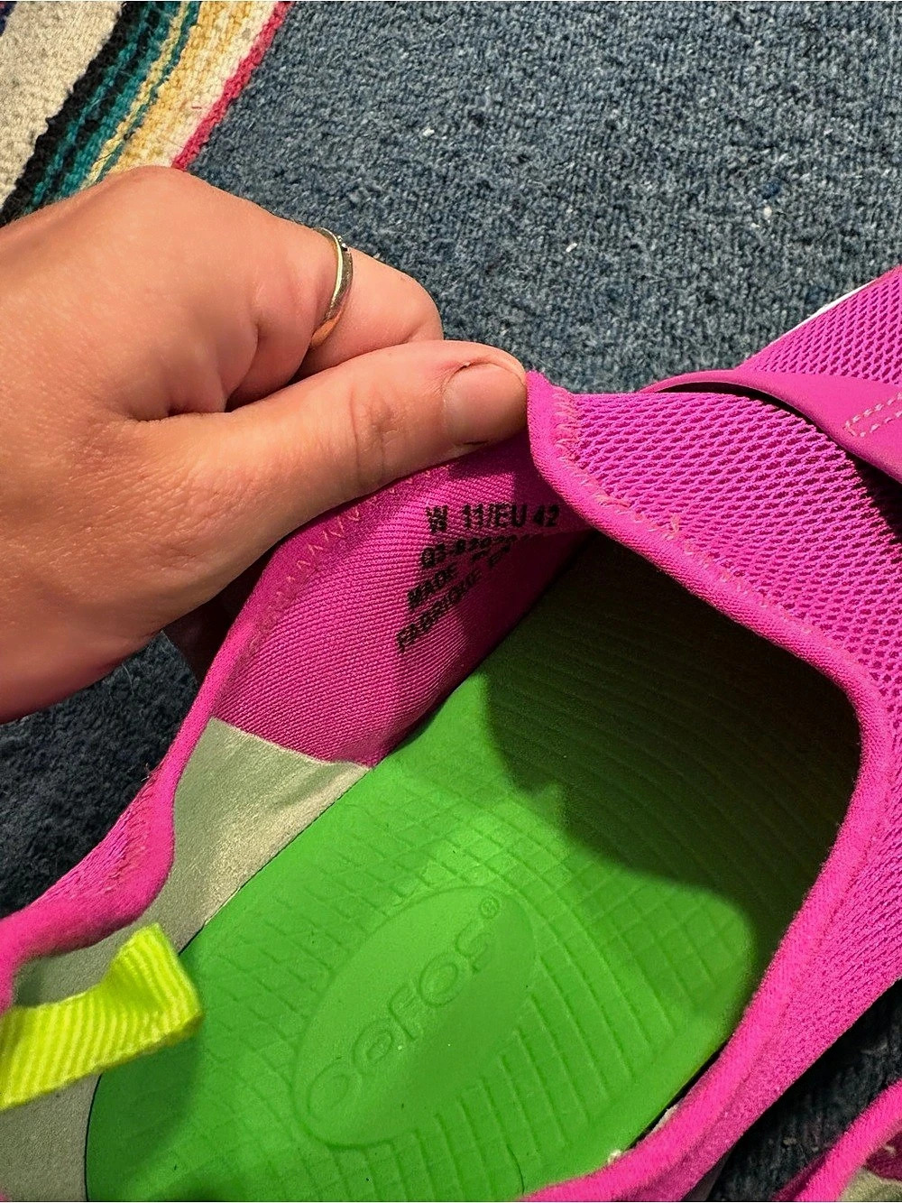 Skechers Go Walk Women's Pink & White Athletic Shoes - Picture 4 of 4